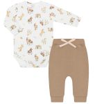 Body longo c/ Calça em algodão egípcio Cavalinho - Mini & Co.