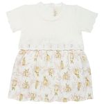 Body Vestido em algodão egípcio e tricot Coelhinhas - Mini & Co.