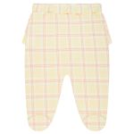 Body longo c/ Calça (Mijão) em algodão egípcio Doodle Rosa - Mini & Co.