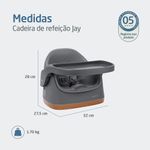 Cadeira Papa e Refeição Portátil Jay Elegance Graphite 2 em 1 - Maxi Cosi