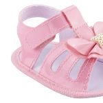 Sandália em verniz Laço Rosa - Keto Baby