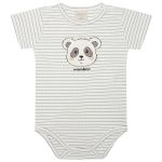 Body curto c/ Short em algodão egípcio Carrinhos - Mini & Co