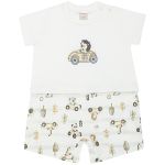 Macacão curto em algodão egípcio Carrinhos - Mini & Co.