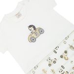Macacão curto em algodão egípcio Carrinhos - Mini & Co.