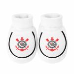 Body curto c/ Pantufa em malha Corinthians - Torcida Baby