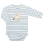 Body longo c/ Calça em suedine Urso Azul - Mini & Co.