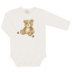 Body longo c/ Calça em algodão egípcio Urso Azul - Mini & Co.