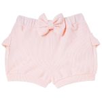 Body curto c/ Short em algodão egípcio Ursa Rosa - Mini & Co.