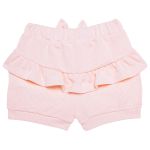 Body curto c/ Short em algodão egípcio Ursa Rosa - Mini & Co.
