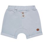 Body curto c/ Short em algodão egípcio Doodle Azul - Mini & Co