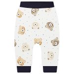 Body longo c/ Calça em algodão egípcio Bear Faces - Mini & Co.
