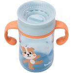 Copo de Treinamento com Alça 360° BubaZoo Cachorro 300ml (12m+) - Buba
