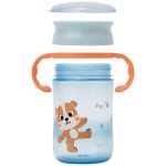 Copo de Treinamento com Alça 360° BubaZoo Cachorro 300ml (12m+) - Buba