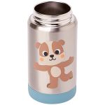 Copo Térmico Inox Parede Dupla com Canudo BubaZoo Cachorro (3a+) - Buba