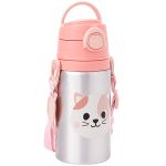 Garrafa de Alumínio BubaZoo Gato 450ml (3m+) - Buba