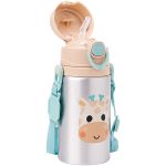 Garrafa de Alumínio BubaZoo Girafa 450ml (3m+) - Buba