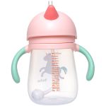 Copo com Alça e Canudo Magic Unicórnio 240ml (12m+) - Buba