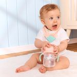 Copo com Alça e Canudo Magic Unicórnio 240ml (12m+) - Buba