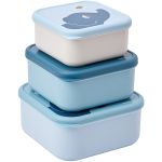 Kit 3 Potinhos Cloudy Azul - Buba