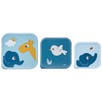 Kit 3 Potinhos Cloudy Azul - Buba