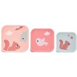 Kit 3 Potinhos Cloudy Rosa - Buba