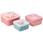 Kit 3 Potinhos Cloudy Rosa - Buba