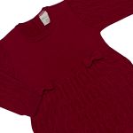 Macacão Vestido longo em tricot Vermelho - Mini & Co.