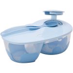 Kit Refeição com divisória e Colher Azul - Buba