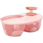 Kit Refeição com divisória e Colher Rosa - Buba