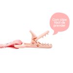 Prendedor de Chupeta BubaZoo Gato (3m+) - Buba
