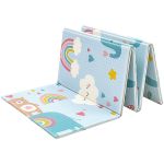 Maxi Tapete de Atividades Dobrável Baby Arco-Íris (2m+) - Buba