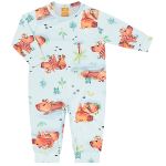 Macacão longo em malha térmica UV FPS +50 Capivara - Up Baby