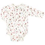Body longo c/ Calça (Mijão) em suedine Joaninha - Up Baby