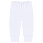 Body longo c/ Calça em malha térmica UV FPS +50 Branco - Up Baby