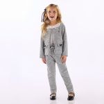 Casaco em malha tweed Azul - Up Baby