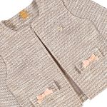 Casaco em malha tweed Rosa - Up Baby