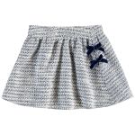 Body longo c/ Saia em malha tweed Azul - Up Baby