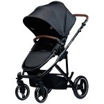 Travel System: Carrinho Como 4 Ink + Moisés + Bebê Conforto Risus + Bolsa + Adaptador (0-15kg) - ABC Design