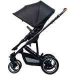 Travel System: Carrinho Como 4 Ink + Moisés + Bebê Conforto Risus + Bolsa + Adaptador (0-15kg) - ABC Design