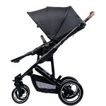 Travel System: Carrinho Como 4 Ink + Moisés + Bebê Conforto Risus + Bolsa + Adaptador (0-15kg) - ABC Design