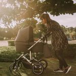 Travel System: Carrinho Como 4 Ink + Moisés + Bebê Conforto Risus + Bolsa + Adaptador (0-15kg) - ABC Design