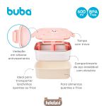 Bentô Box BubaZoo Gato 600ml - Buba