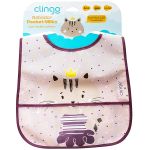 Babador Pocket com Cata-migalhas Milky (3m+) - Clingo