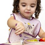 Babador Pocket com Cata-migalhas Milky (3m+) - Clingo