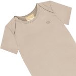 Body curto em cotton Básico Mocha - Milon