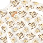 Body Vestido longo em cotton Cavalinho Amarelo - Milon