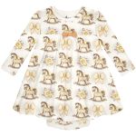 Body Vestido longo em cotton Cavalinho Amarelo - Milon