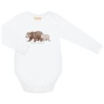 Body longo c/ Calça em cotton Urso - Milon