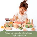 Trenzinho de Madeira Boho Chic 14pçs (18m+) - Tiny Love