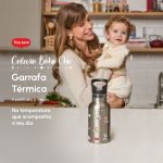 Garrafa Térmica em Inox com Canudo Retrátil Boho Chic 350ml (6m+) - Tiny Love